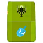 colorblock green hanukkah Removable Flap Cover (L)