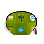 colorblock green hanukkah Accessory Pouch (Small)