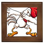 Dabbing Chicken Framed Tile