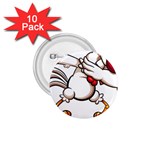 Dabbing Chicken 1.75  Button (10 pack) 