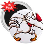 Dabbing Chicken 3  Magnet (10 pack)