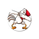 Dabbing Chicken Magnet 3  (Round)