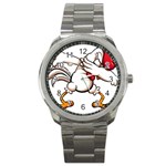 Dabbing Chicken Sport Metal Watch