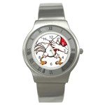 Dabbing Chicken Stainless Steel Watch