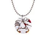 Dabbing Chicken 1  Button Necklace