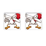 Dabbing Chicken Cufflinks (Square)