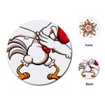 Dabbing Chicken Playing Cards (Round)