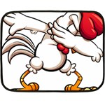 Dabbing Chicken Double Sided Fleece Blanket (Mini)