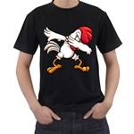 Dabbing Chicken Men s T-Shirt (Black)