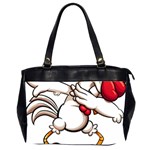 Dabbing Chicken Oversize Office Handbag (2 Sides)