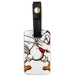 Dabbing Chicken Luggage Tag (one side)