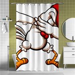 Dabbing Chicken Shower Curtain 48  x 72  (Small)