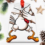 Dabbing Chicken Bell Ornament (Two Sides)