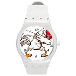 Dabbing Chicken Round Plastic Sport Watch (M)