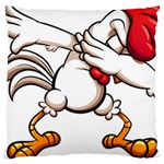 Dabbing Chicken Large Cushion Case (One Side)