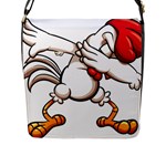 Dabbing Chicken Flap Closure Messenger Bag (L)