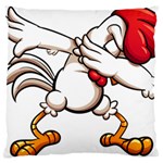 Dabbing Chicken Large Flano Cushion Case (One Side)