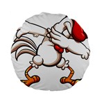 Dabbing Chicken Standard 15  Premium Flano Round Cushion 