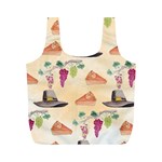 Thanksgiving Watercolor Full Print Recycle Bag (M)