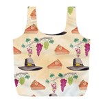 Thanksgiving Watercolor Full Print Recycle Bag (L)