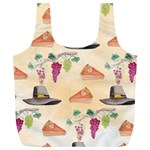 Thanksgiving Watercolor Full Print Recycle Bag (XL)