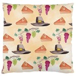 Thanksgiving Watercolor Standard Flano Cushion Case (One Side)