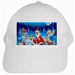 drunk Santa ugly xmas White Cap