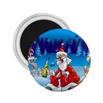 drunk Santa ugly xmas 2.25  Magnet