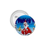 drunk Santa ugly xmas 1.75  Button