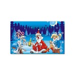 drunk Santa ugly xmas Sticker (Rectangular)