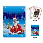 drunk Santa ugly xmas Playing Cards Single Design