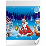 drunk Santa ugly xmas Canvas 36  x 48 