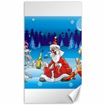 drunk Santa ugly xmas Canvas 40  x 72 