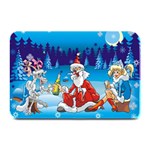 drunk Santa ugly xmas Plate Mat