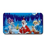 drunk Santa ugly xmas Medium Bar Mat