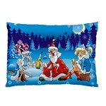 drunk Santa ugly xmas Pillow Case