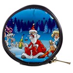 drunk Santa ugly xmas Mini Makeup Bag