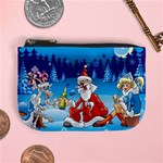 drunk Santa ugly xmas Mini Coin Purse