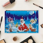 drunk Santa ugly xmas Cosmetic Bag (Large)