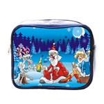 drunk Santa ugly xmas Mini Toiletries Bag (One Side)