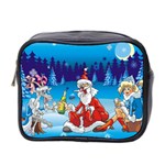 drunk Santa ugly xmas Mini Toiletries Bag (Two Sides)