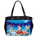 drunk Santa ugly xmas Oversize Office Handbag (2 Sides)