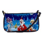 drunk Santa ugly xmas Shoulder Clutch Bag