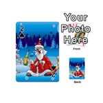 drunk Santa ugly xmas Playing Cards 54 (Mini)