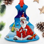 drunk Santa ugly xmas Ornament (Christmas Tree) 