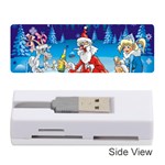 drunk Santa ugly xmas Memory Card Reader (Stick)