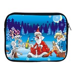 drunk Santa ugly xmas Apple iPad Zipper Case