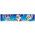 drunk Santa ugly xmas Small Flano Scarf