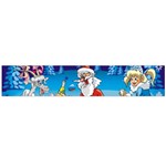 drunk Santa ugly xmas Large Flano Scarf 