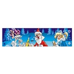 drunk Santa ugly xmas Satin Scarf (Oblong)